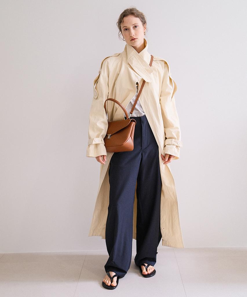 Reframe Top Handle Bag Series Offle Leather Tan
