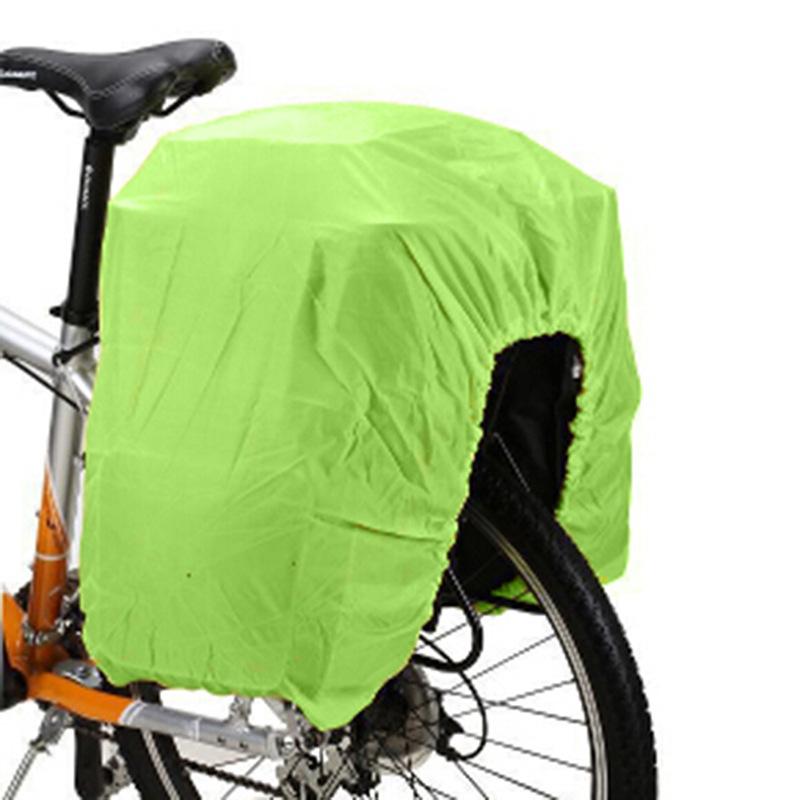 Cycling Bag Rain Cover Bike Rear Tail Bag Rain Covers Waterproof Plastic Rack Bicycle bags Portable MTB Road Cycling Saddlebags