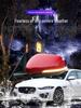Jaguar F-TYPE Rearview Mirror Blue Sequential Turn Signal & Daytime Running Light Modification.