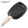 Jingyuqin Remote NE73 Blade Key Shell Cover Case für Renault Twingo Clio Kangoo Master Symbol 1 Taste NO Chip Key Fob Case Body Gehäuse Ersatz