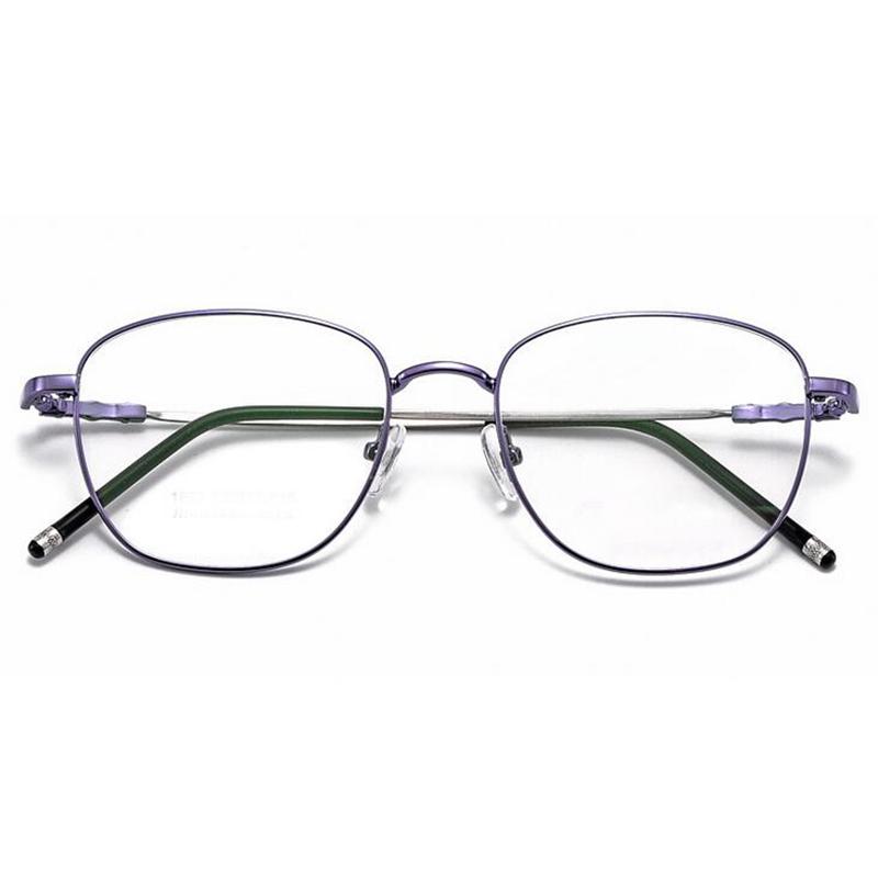 Retro Memory Full Frame Photochromic Finished Myopia Glasses Resin Lens Chameleon Prescription Spectacle 0 -0.5 -0.75 To -6.0