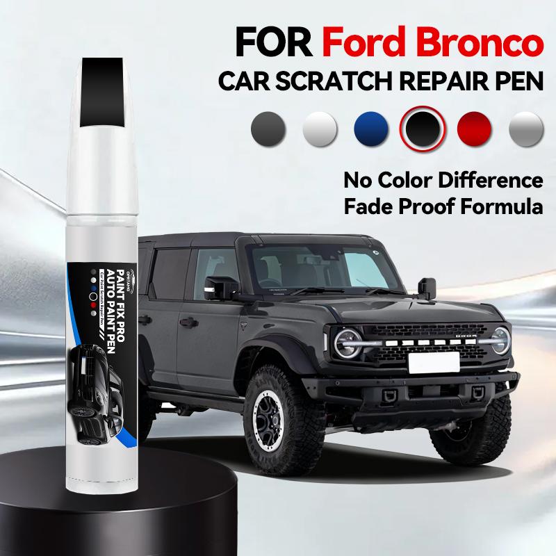 Car Paint Repair Pen For 1966-2025 Ford Bronco Paint Scratch Repair Accessories Blue LB White YZ Silver JS Red EA Orange Bronze