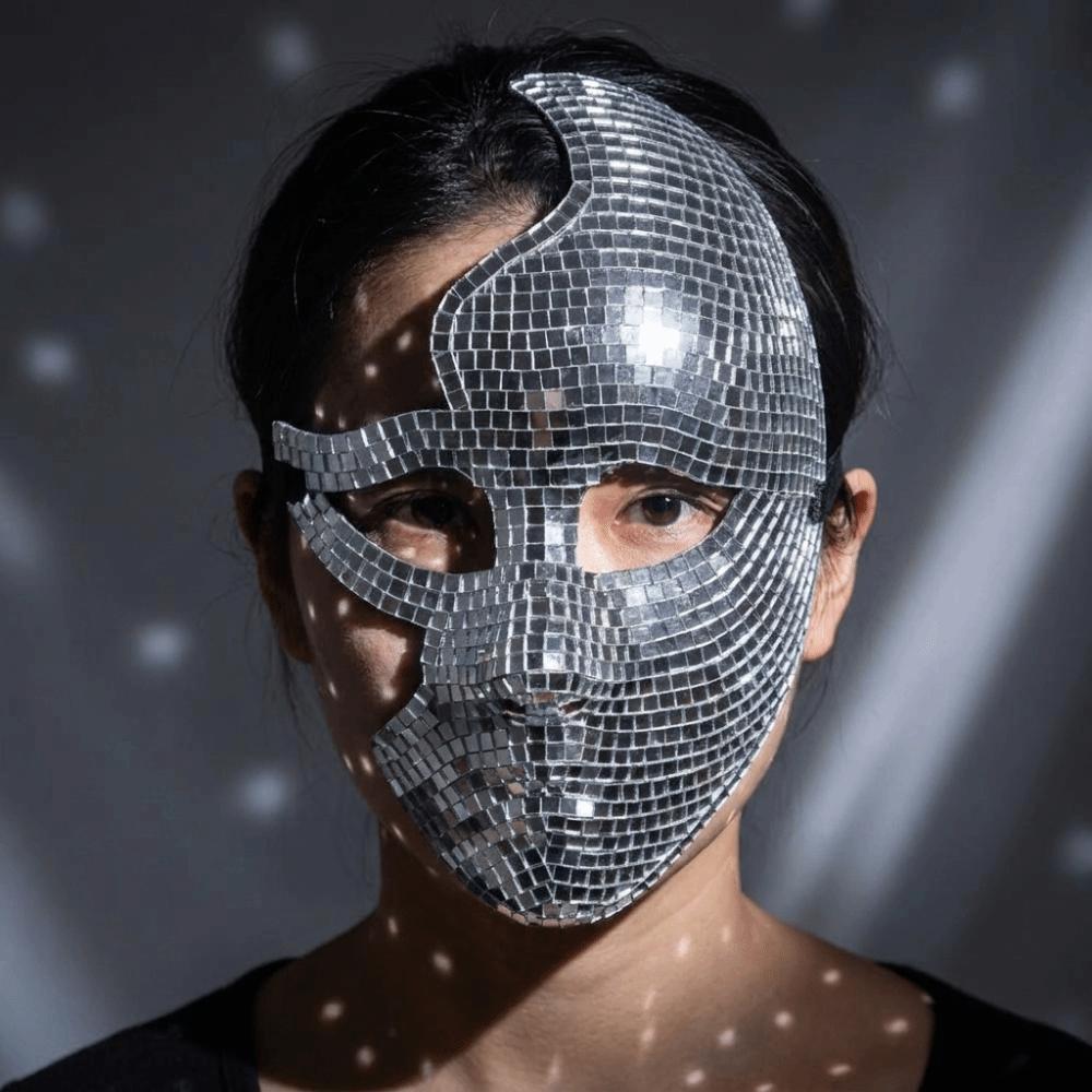 Steampunk Style Masquerade Mask Glitter Material Costume Mask Mardi Gras Carnival