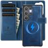 2-in-1 Magnetic Detachable Wallet Case for Samsung Galaxy S24/S24 Plus/S24 Ultra - PU Leather, Card Slots, Wireless Charging, 360° Protection