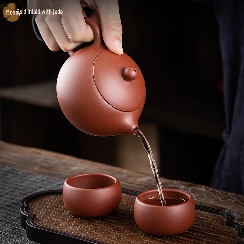 Yixing Zisha Purple Clay Gongfu Tea Set - Xi Shi Style