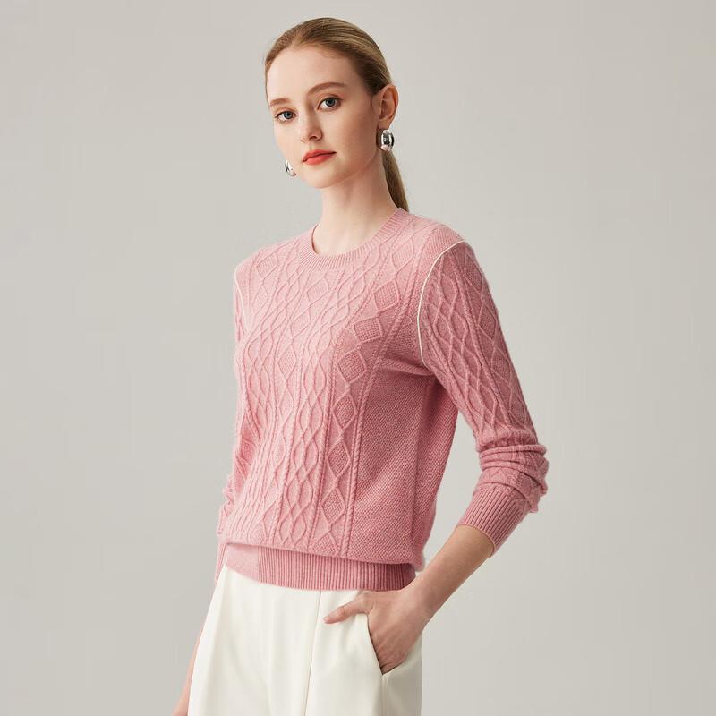 Zhaojun Women's Twisted Cashmere Knit Sweater