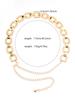 Elegant European and American Metal Waist Chain: Women's Luxury Jewelry Accessory