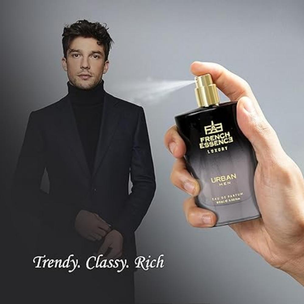 French Essence Luxury Noir Perfume For Men, 60 Ml | Patchouli, Lavender Long Lasting EDP Fragrance Scent