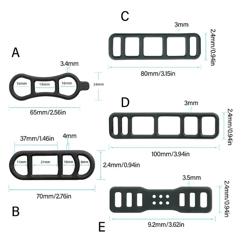 Bicycles Handlebars Elastics Strap Silicones Strap Bicycles Light Mount Bandages