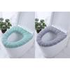 Toilet Seat Mat Device Plus Fleece Pad 2Pcs Household Toilet Ring Four Seasons Universal Toilet Seat Cover Seat Cushion