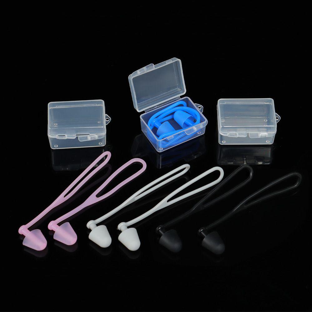 Soft Swimming Earplugs Case Protective Prevent Water Protection Ear Plug Waterproof Soft Silicone Swim Dive Supplies