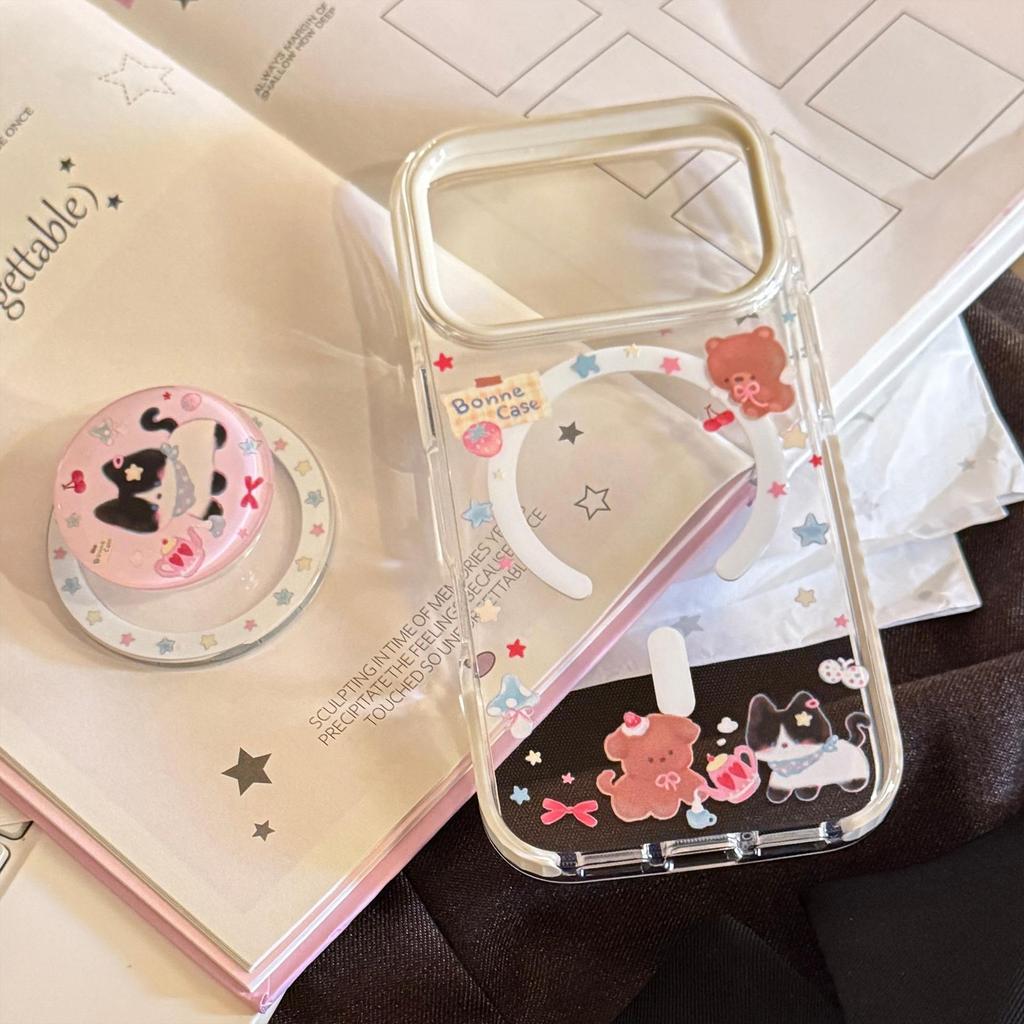 Cover colorate per telefono a tema cartoni animati per iPhone 16, iPhone 17 e iPhone 17 Pro Max