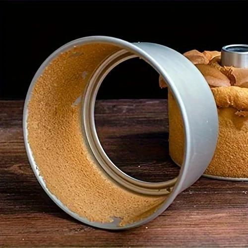 1pc-6 Inch Chiffon Cake die Removable bottom Round Cake Bakeware for Home DIY Aluminum alloy baking cake Mold pan cake tin