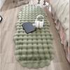 High-Grade Irregular Velvet Carpet: Cream Style for Bedroom, Living Room, or Bay Window