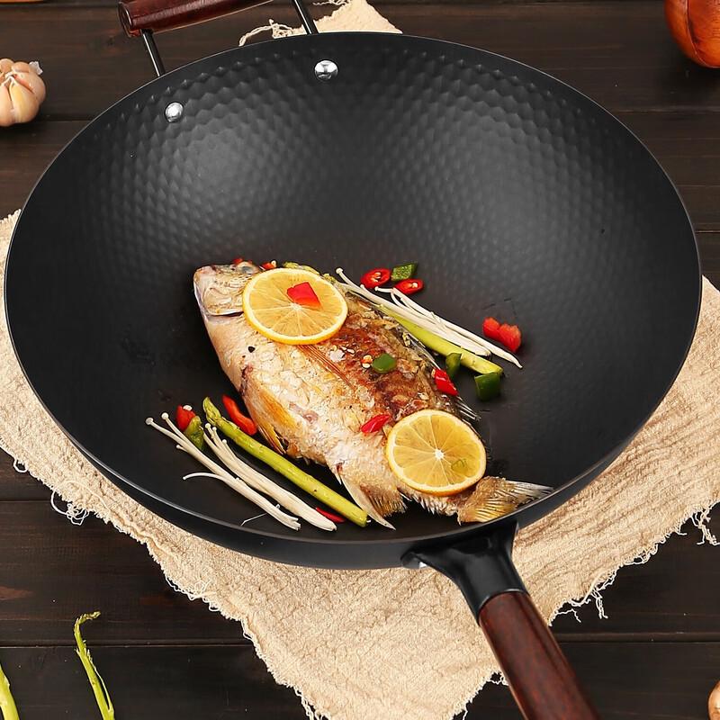 Leshiface Black Diamond 34cm Stir-fry Wok