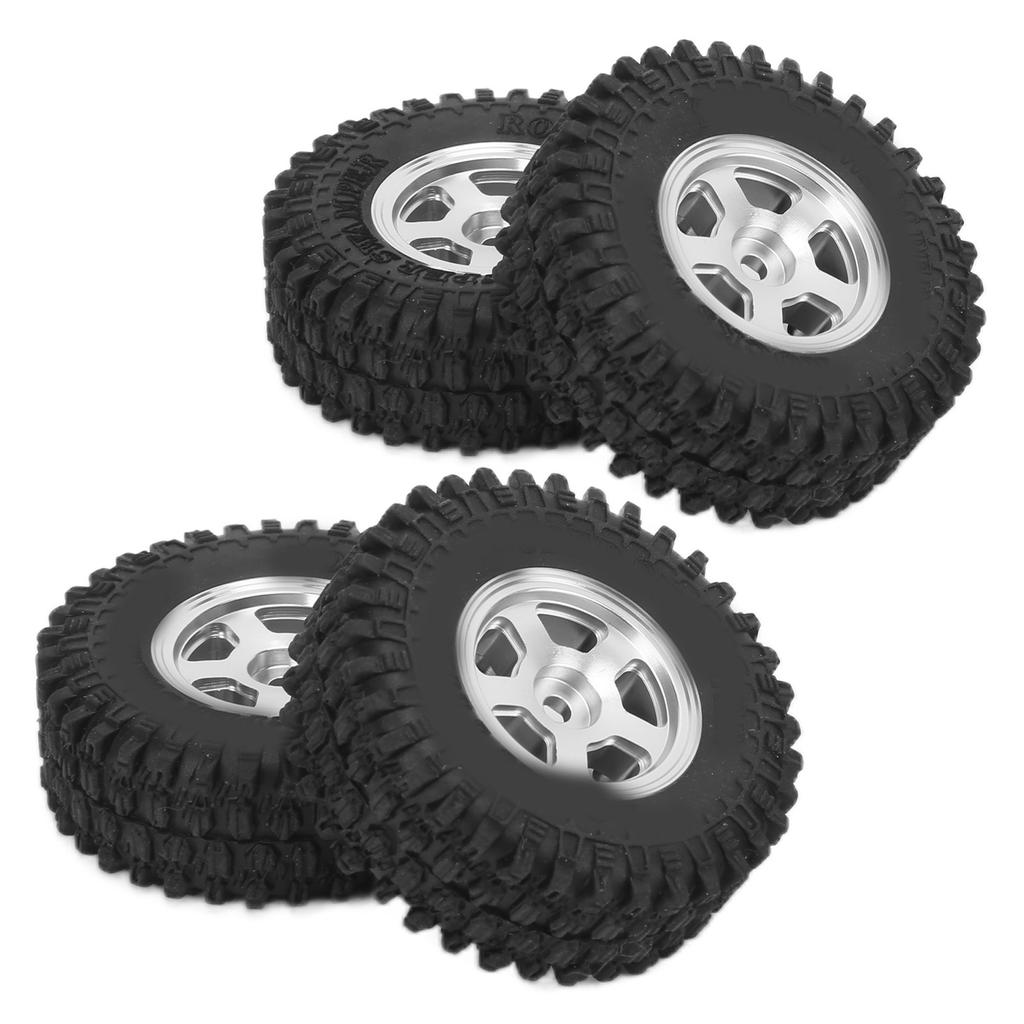 4pcs 1Celsius24 RC Climbing Tires 5 Claw Rock Climbing Tires for  Al SCX24  00002 for SCX24  00001 for SCX24  90081