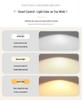 Wood Grain Night Light: Auto-Sensing Magnetic Wall Lamp for Bedroom & Corridor Use