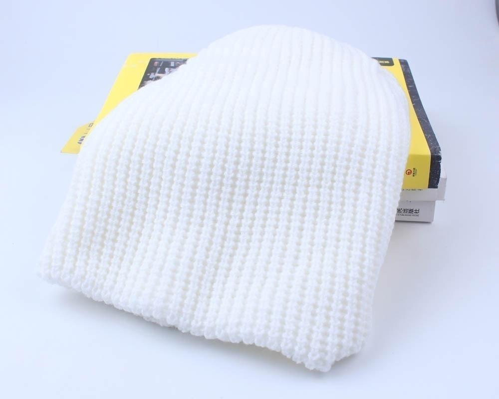 Men Women Warm Winter Knited Beanies Skull Hippop Bandana Slouchy Oversized Cap Sport Hat Unisex Bonnet