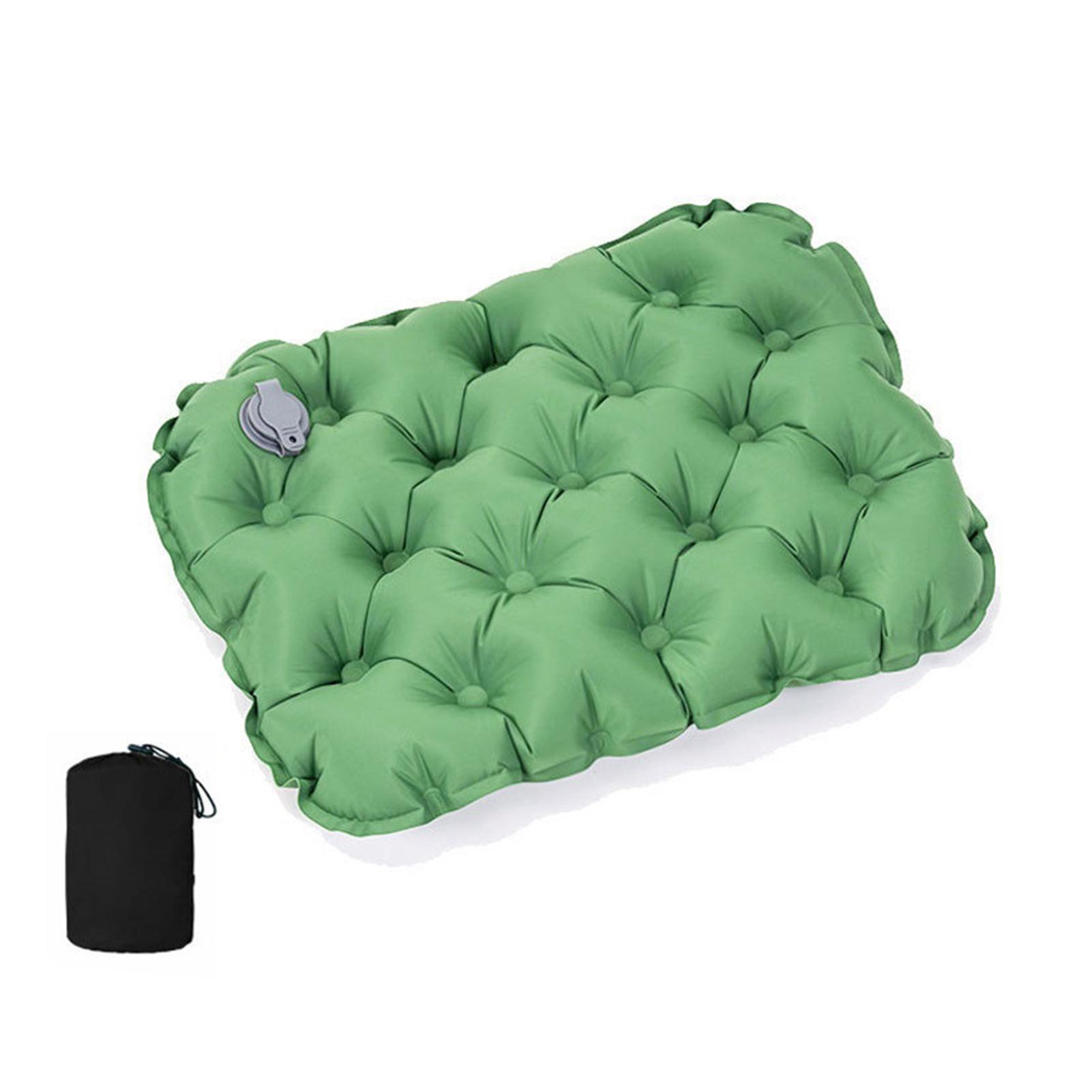 

Надувна подушка для сидіння Легка Дорожня Туристична Для активного відпочинку Водяна Повітряна Подушка для сидіння Проти пролежнів Подушка для офісного крісла Кемпінговий матрац зелений