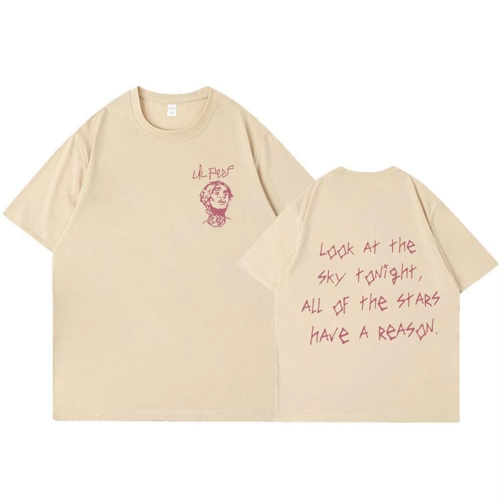 Rapper Lil Peep Tour Concert Graphic T Shirt Unisexs Unisex Fashion Hip Hop Short Sleeve Tshirt Oversized Unisex Cotton Breathable