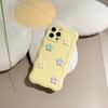 Korean ins cream wind three-dimensional flower flower for iPhone17 Apple 16Pro max mobile phone case 15 women 14