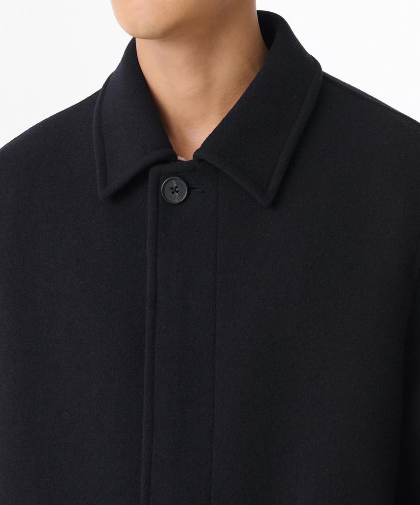 Musinsa Standard Daily Balmacaan Coat [Navy]