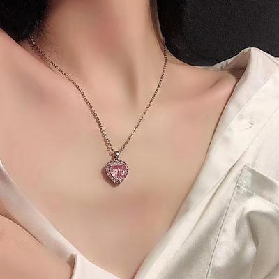 Women's Pink Nara Pink Princess Necklace In Surgical Steel