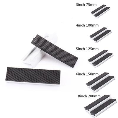 3/4/5/6/8 Inch Vise Jaws Universal Soft Vice Jaws Pads Covers, Multi-Purpose Protector for Any Metal Vice, 2 Pcs, Silver