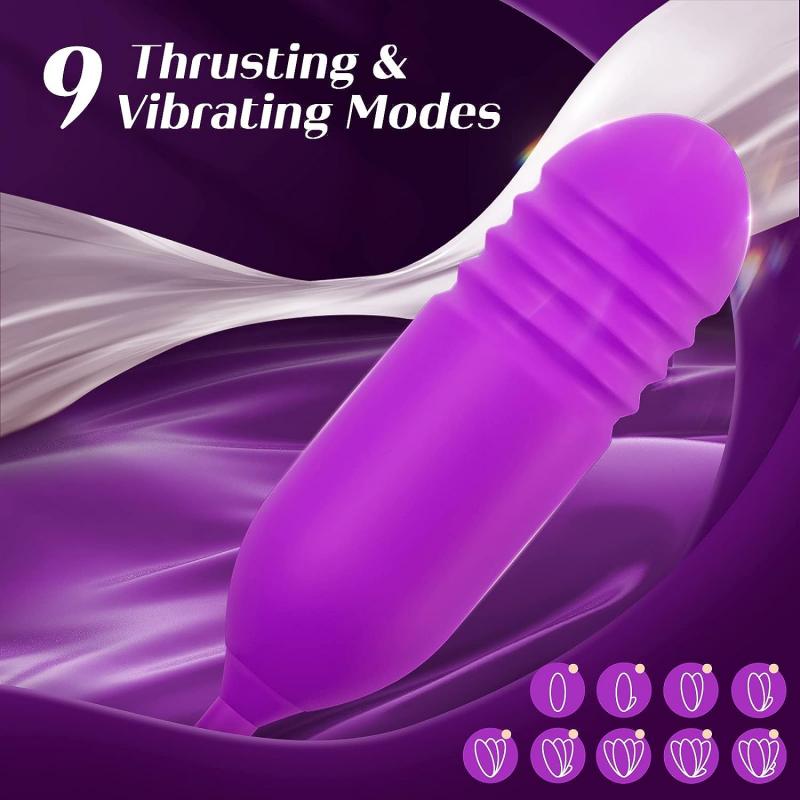 Rose Sex Toys for Women Upgraded Rose Sex Stimulator Sucking Thrusting Dildo G Spot Vibrator Clitoral Stimulator Adult Sex Toys for Couples Pleasure