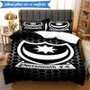 3PCS Ports Fc Crest Printed Soft Bedding Set,Including 1pc Duvet Cover And 2pcs Pillowcases Perfect for Bedroom, Dormitory, Fan Gift