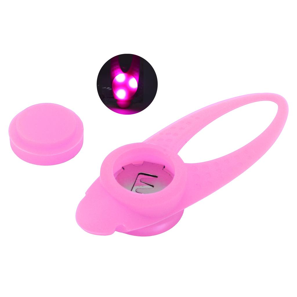 Dog Collar Pendant Light Waterproof Dog Neck Pendant LED Safety Light with Stainless Steel