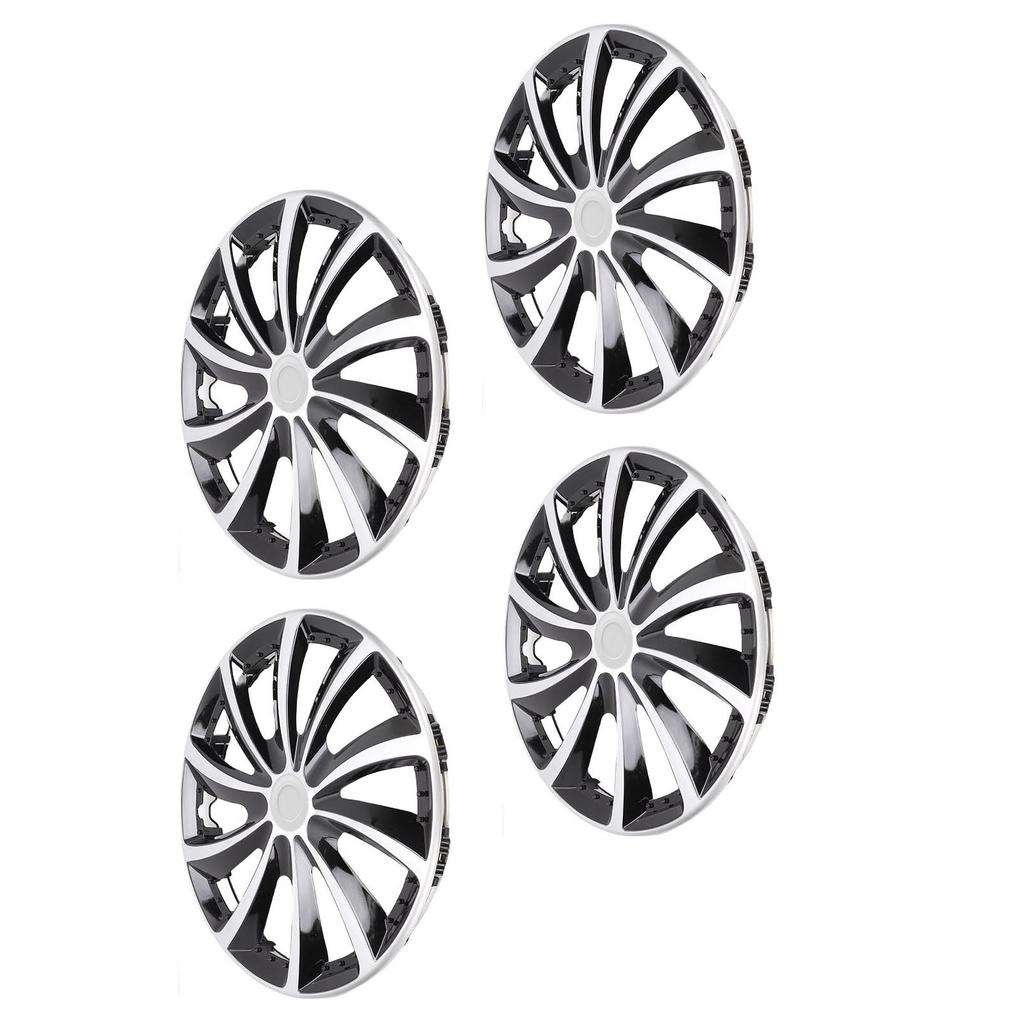 4 Piezas 14 Pulgadas Cubo Completo Aspecto Elegante Se Ajusta a Rueda R14 Cubierta para la Mayoría de Coches Camionetas SUV