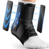 Sports Ankle Support Brace for Basketball Fitness, Compression Wrap, Ankle Protector for Men Women