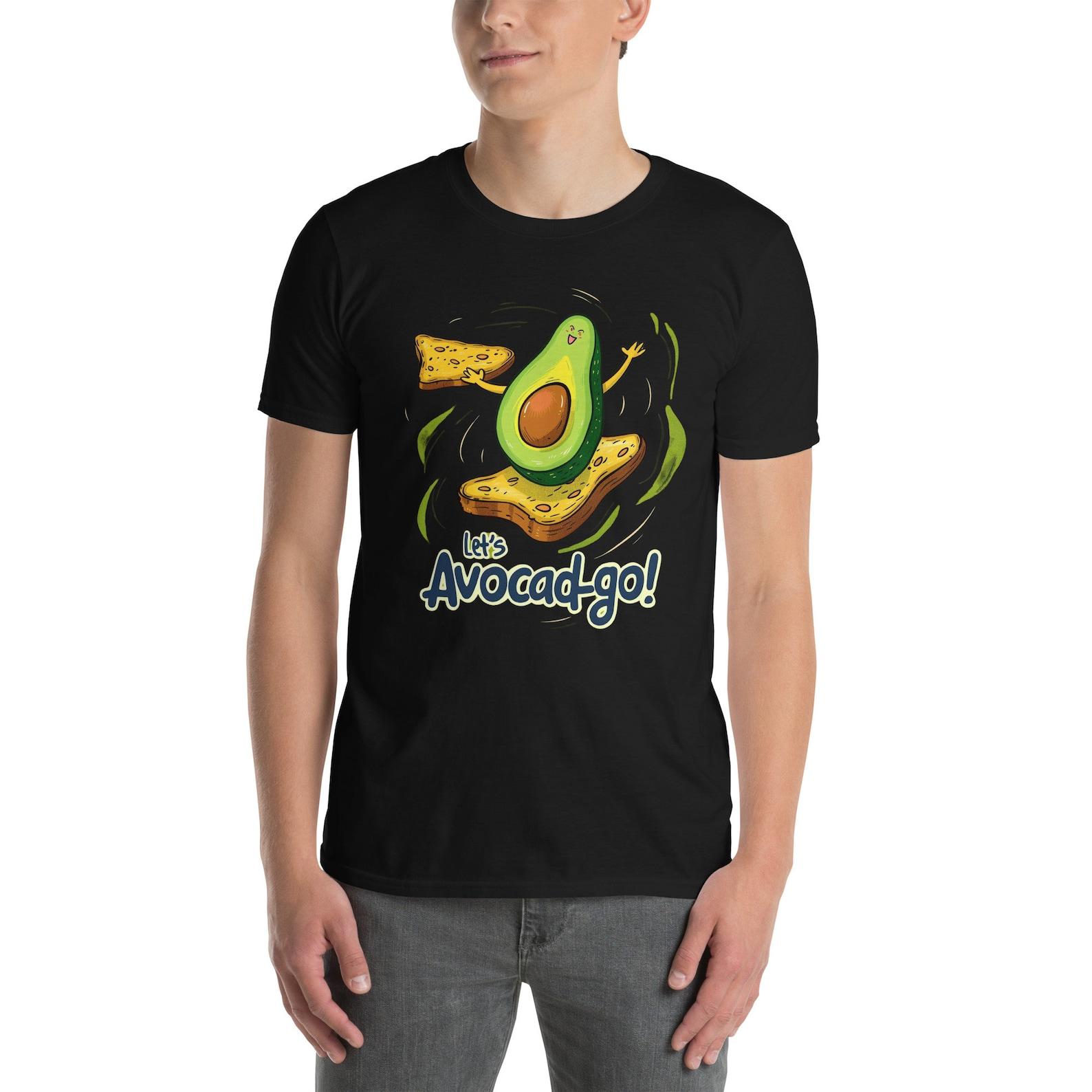 Cute Avocado T-Shirt – Fun Foodie Graphic Tee S