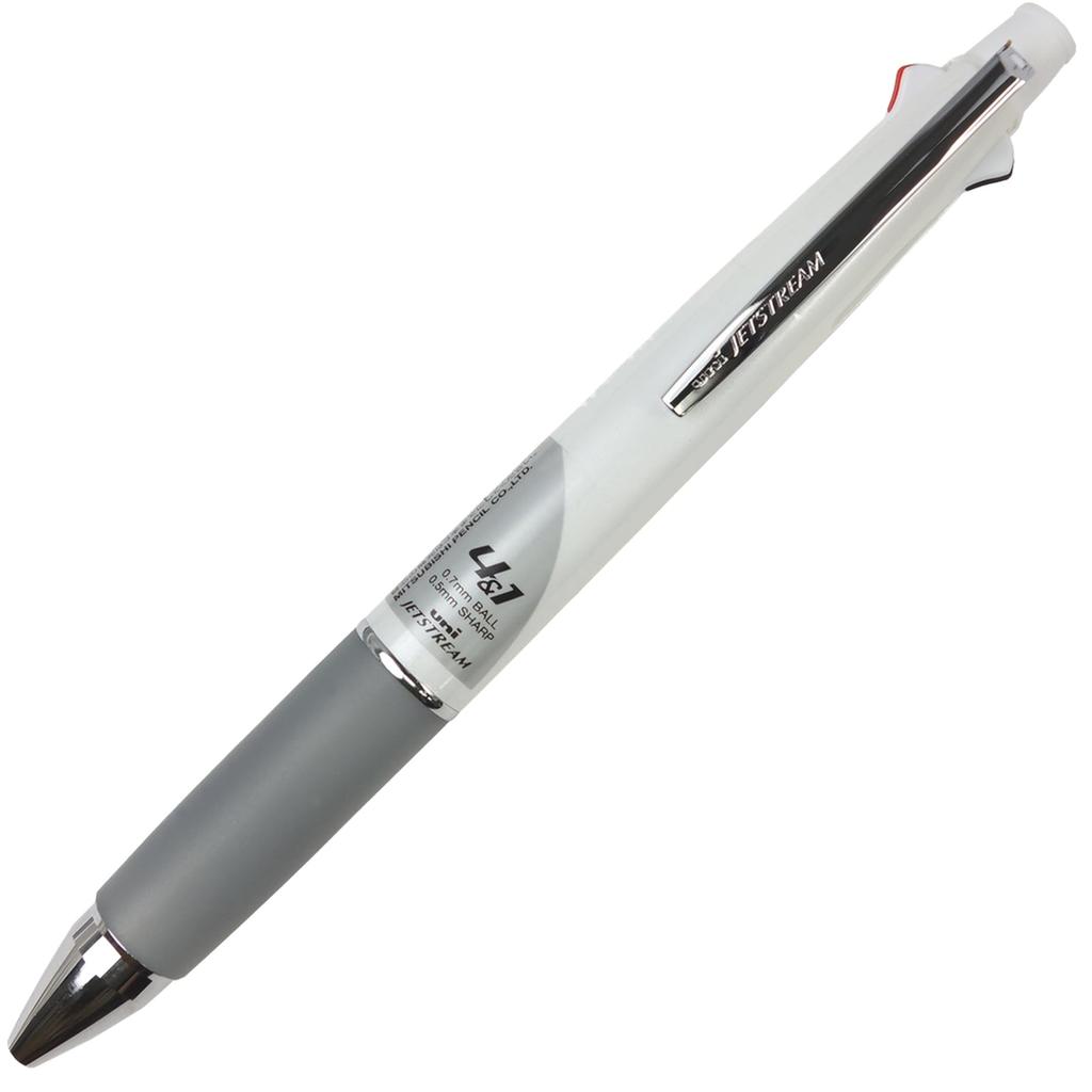 Mitsubishi Uni Multifunkční pero Jetstream 4&1 0,7mm Bílé - Hladké psaní MSXE510007.1