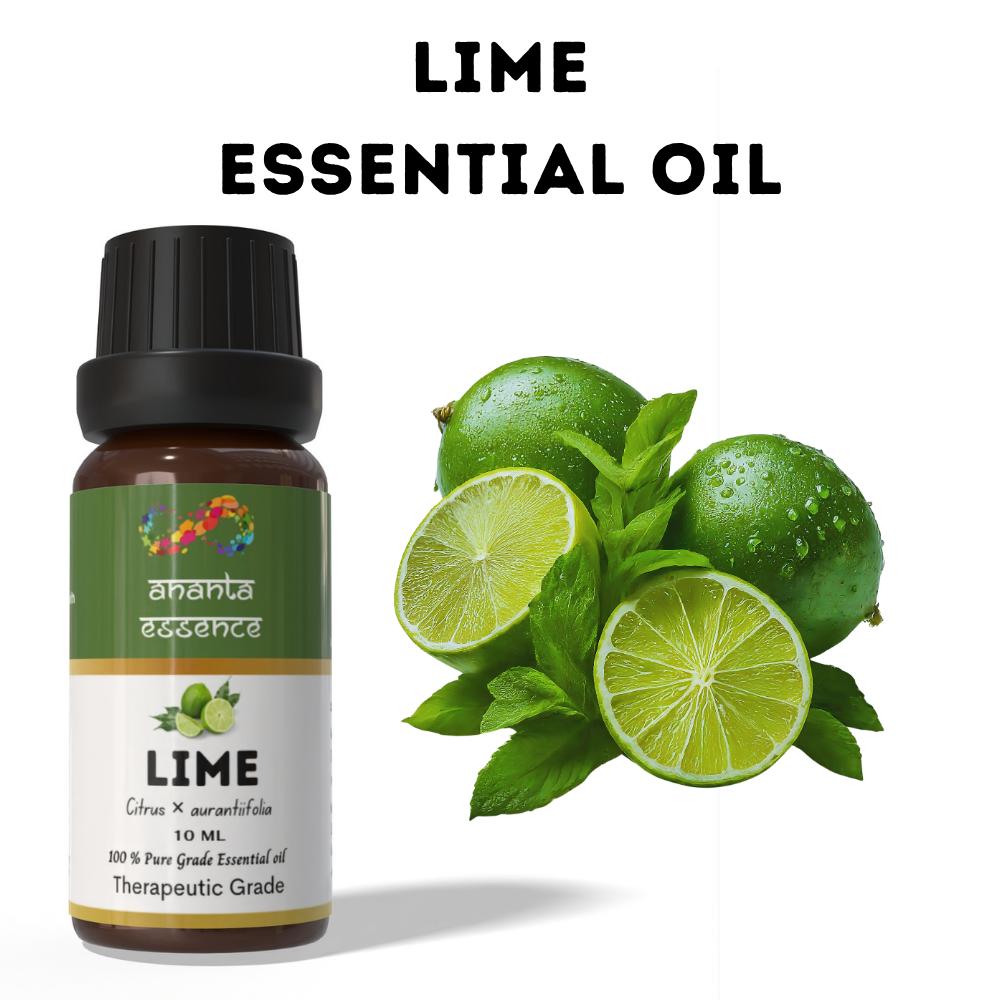 

Эфирное масло лайма Ananta 10 мл – Масло со свежим цитрусовым ароматом для диффузора и ароматизации дома volume - 10ml