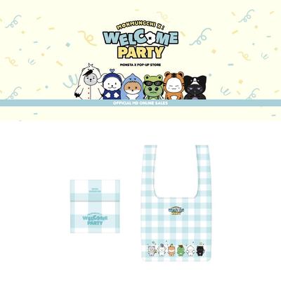 MONSTA X POP-UP Store MONMUNGCHI X Welcome Party Pocket Reusable Bag