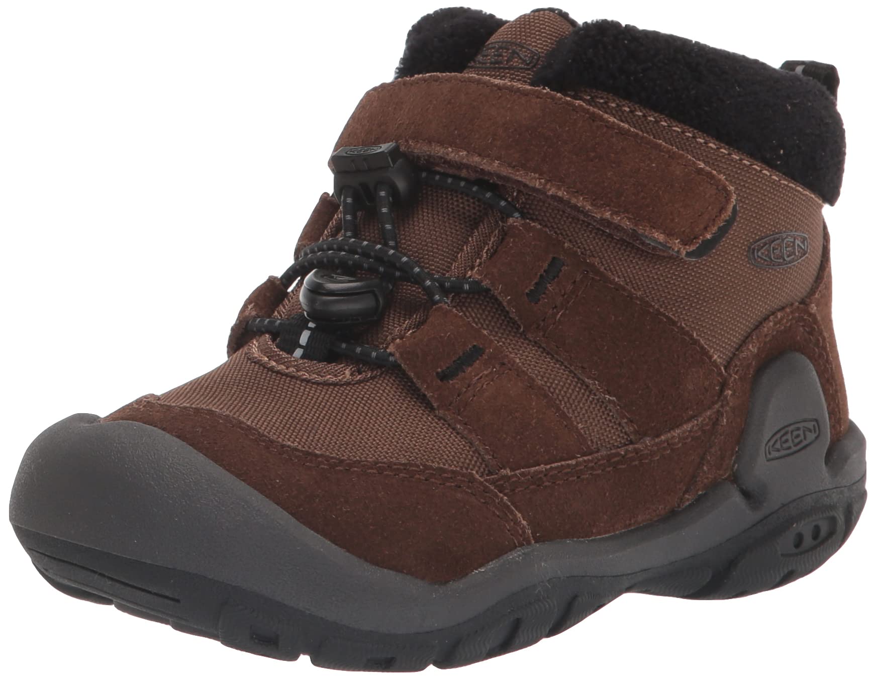 

KEEN KNOTCH CHUKKA Kids Boots (Dark Earth/Black, 20.0 cm, Footwear)