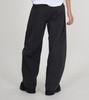 Beoteunseoul Side Big Pocket Curved Washed Cotton Pants (Dark Gray)