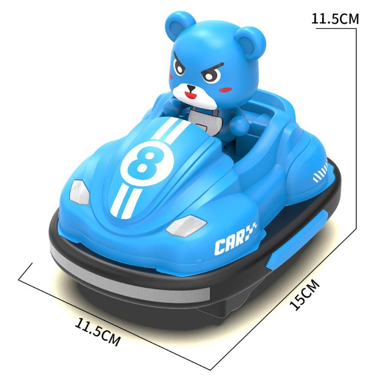 2.4G Bumper Battle Rc Car With Led Music Ejecting Plush Toys Parent-Child Competitive Racing Game For Boys Kids Outdoor Toys
