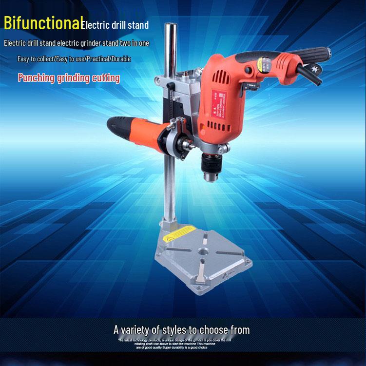Universal Multifunctional Electric Hand Drill Stand for Bench and Micro Drilling