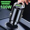 100W Car Charger Lighter PD Fast Charging For IPhone QC3.0 Mini USB Type C Mini Car Phone Charger For Samsung Huawei Xiaomi