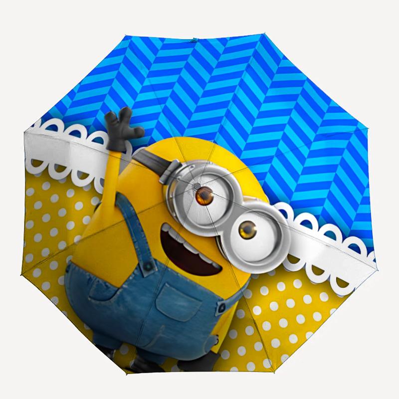 

1pc Automatic Personality Personality Umbrella Durable Iron Frame & Plastic Handle, Gift for Men & Women, Sturdy Construction, Best for Christmas, Hel
