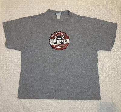VTG 90s/00s Mullet Soda Little Rock Arkansas Bottle Cap T Shirt Grey Mens