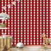 Red Checkered Wallpaper, Red, Coral, and White, 50x1000