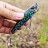 Fishing Lures Topwater Floating Popper Lure with Hooks Crankbait Bass Fishing Lures Baits