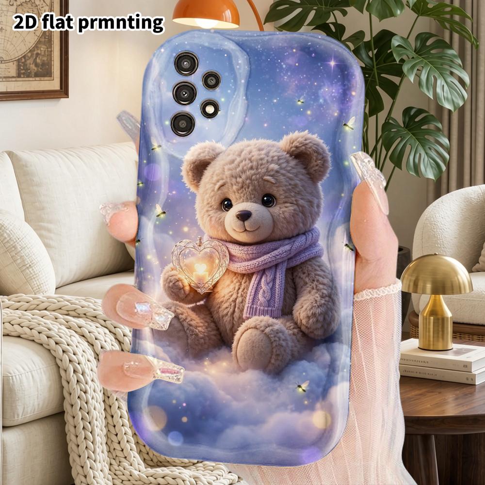 Phone Case: 2D Flat Samsung Galaxy A34 A35 M05 M06 S20 S22 S21 FE Plus 5G Protective Case, Couples Style, Cute Pet Healing, Christmas and Halloween Gi