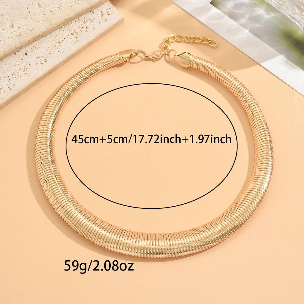 Stal nierdzewna Przesadny Ciężki Metal Gruby Torques Naszyjnik Choker dla Kobiet Trend Vintage Gruba Łańcuchowa Biżuteria Steampunk Mężczyźni
