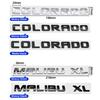 3D ABS Emblem Car Body Rear Trunk Sticker Badge For chevrolet Colorado HIGH COUNTRY malibu XL silverado spark LT Accessories