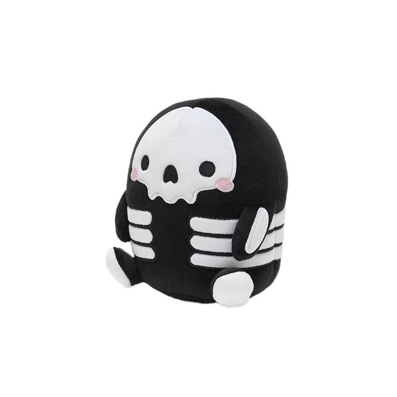 Kreepy Kuties Bony Plush Toy Cute Skeleton Ghost Stuffed Doll Soft Horror Character Plushie Halloween Decor Ornament Birthday Gift For Fans Collection